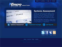 Tablet Screenshot of emcro.com